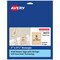 Avery Kraft Brown Rectangle Tags with Sure Feed Technology, 2" x 3.5", Laser/Inkjet, 64 Printable Tags with Strings Included, Also Great for Gift Tags and Favor Tags (80517)